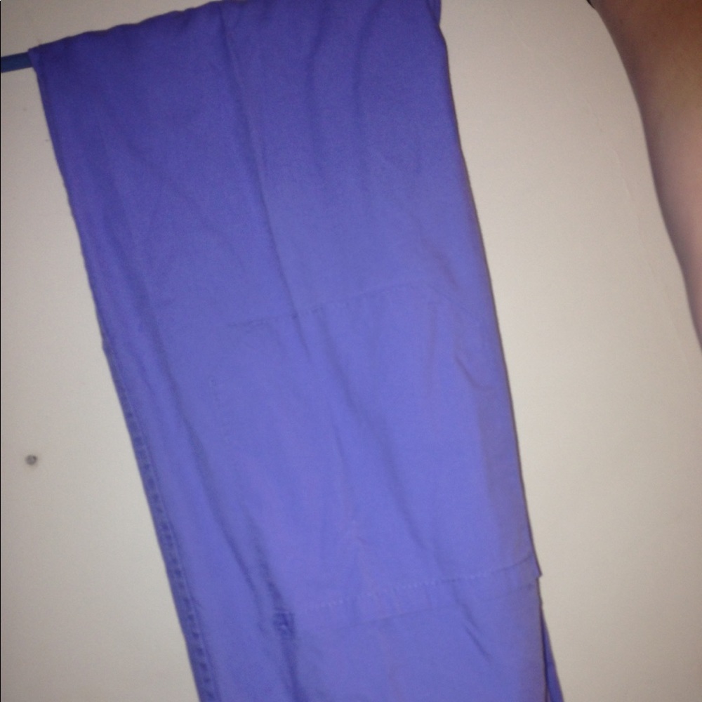Blue scrub pants